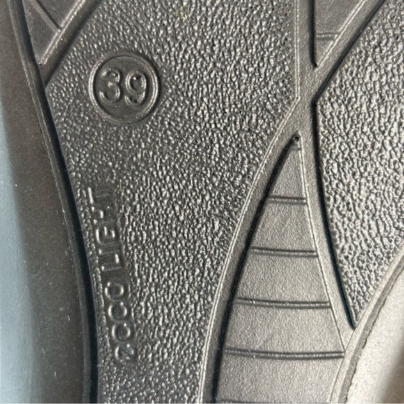 Ecco Light Leather Loafers Low Heel Comfort Derby Shoes Brown Sz US 8-8.5 EU 39 - Picture 14 of 15